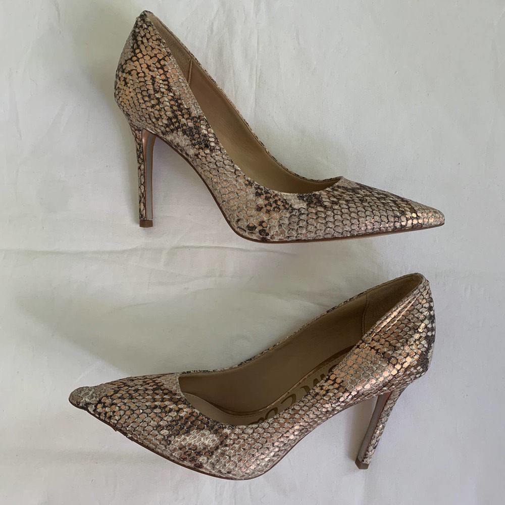 Sam Edelman Hazel Pump Rose Gold Size 6 - Picture 10 of 11